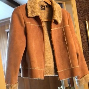 Vintage seventies trimmed coat